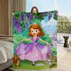 Süß die F-First Flanell S-Sofia Film warme Gemütlichkeit weiche Plüschdecke für Sofa Wohnzimmer Cartoon Zimmer Büro Schlafzimmer Reise Geschenk