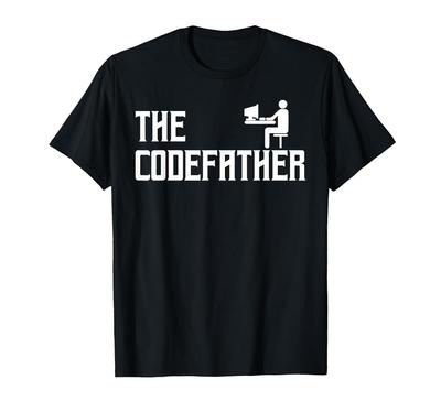 Codefather Programmieren Coder Entwickler Computer Geek Geschenk T-Shirt