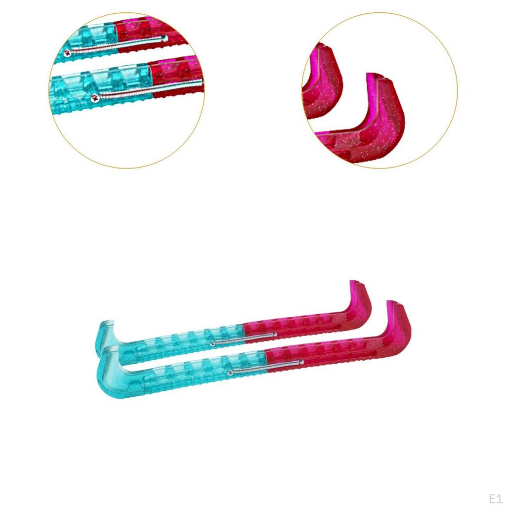 2 Pieces Figure Ice Skate Guards Hockey Blade Covers Fashion AntiSlip Protector for