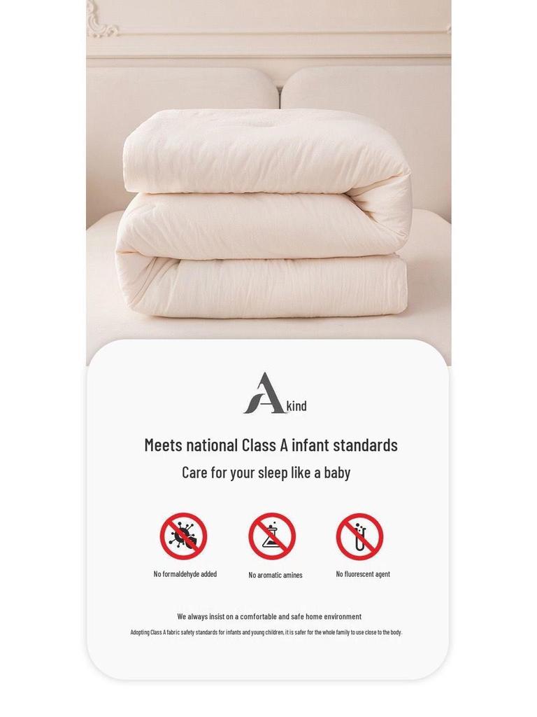 Grade A Mother-Baby 30% Cotton Soybean Fiber Quilt Cover - Spring/Autumn Double Quilt, Thick Winter Quilt, Perfect for Dorms
