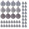 Christmas Baubles Shatterproof Christmas Tree Bauble Christmas Decorations Set 44x