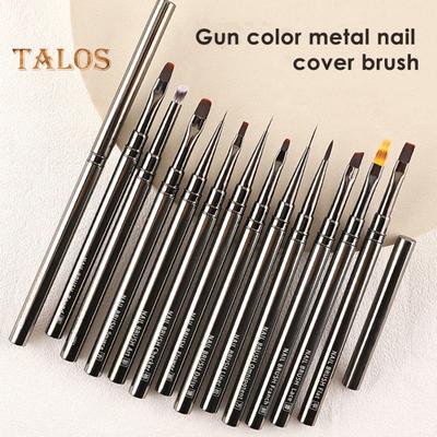 Manicure Brush Delicate Brushwork Draw Rust-proof Compact Labor-saving Manicure Brush Nail Salon Supply