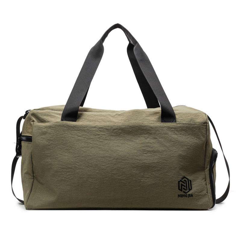 Short-distance large-capacity travel bag dry and wet separation sports portable fitness bag light casual messenger shoulder storage bag