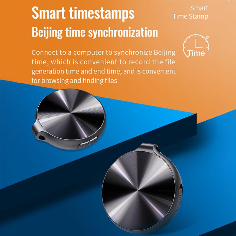 4GB-64GB Mini Keychain Voice Actiaved Recorder Portable HD Noise Reduction Microphone Digital Audio Sound Recording MP3 Player