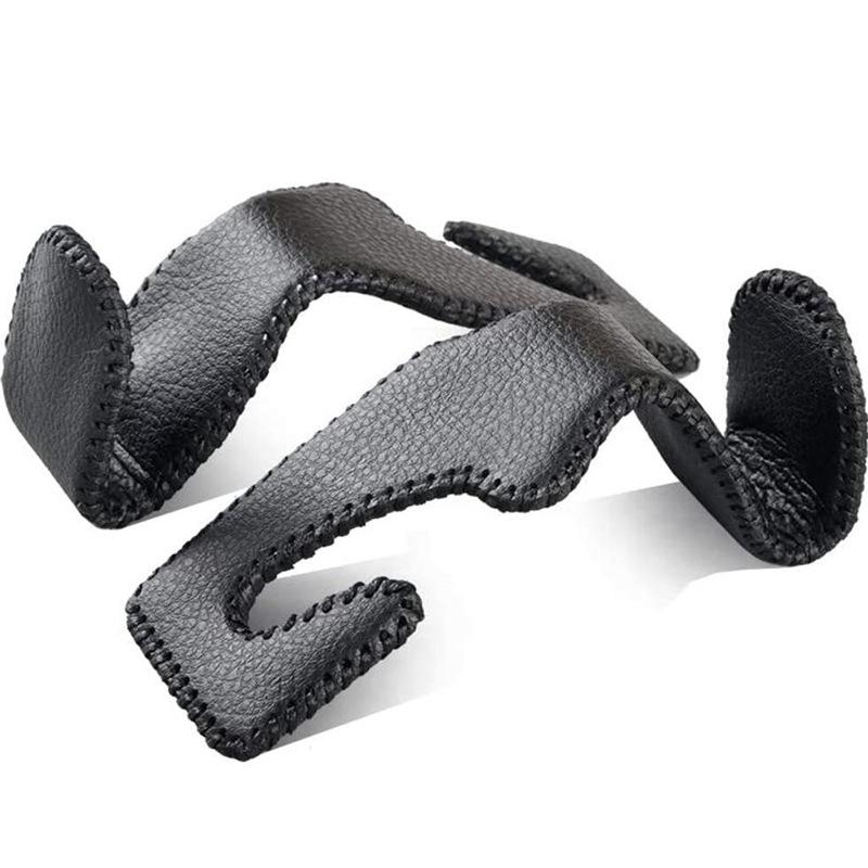 1pcs Storage Holder For Car Headrest Hooks Hanging Purses Auto Fastener Back Seat Organizer PU Leather Rear Rack