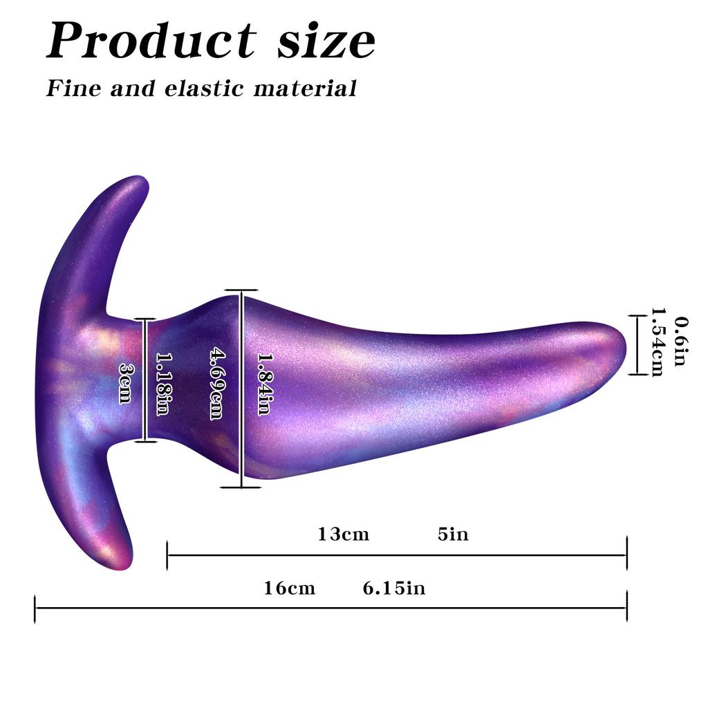 New Backyard Toy With Irregular Simulation Soft And Oversized Anal Plug