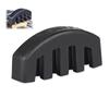 Mirhua Rubber Violin Mute Suitable for Nighttime Portable - Lightweight, Compact, Practice, (Black)