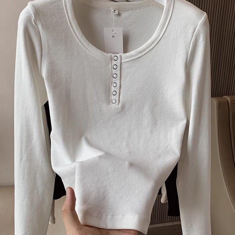Spring New Long Sleeve T-Shirt Women Basic Tee Shirt Oversize T Shirt Women Casual O-neck Women Tshirt