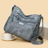 Multi-layer Middle-aged  Messenger Bag Versatile Casual Women's Bag Retro Large-capacity Shoulder Bag