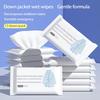 Portable Down Jacket Cleaning Wipes - 6 Packs of 12 Thickened, Degreasing Wipes