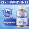 L-Magnesium-Threonat-Kapseln, 500 mg pro Portion, GVO-frei, 120 vegetarische Kapseln, für Erwachsene geeignet.