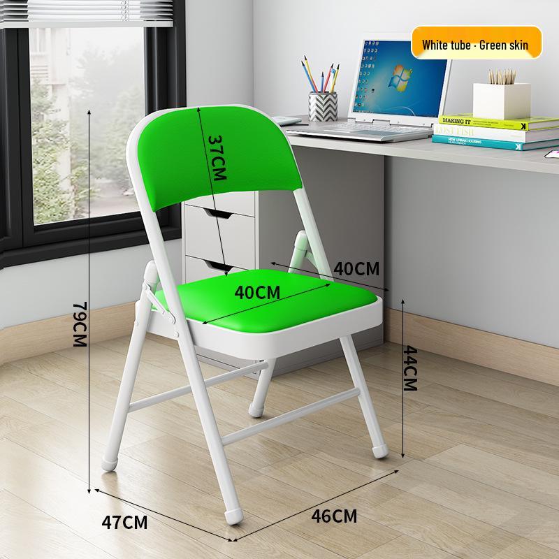 Modern Minimalist Folding Armchair with Backrest - Comfortable, Portable Chair for Dorms & Bedrooms