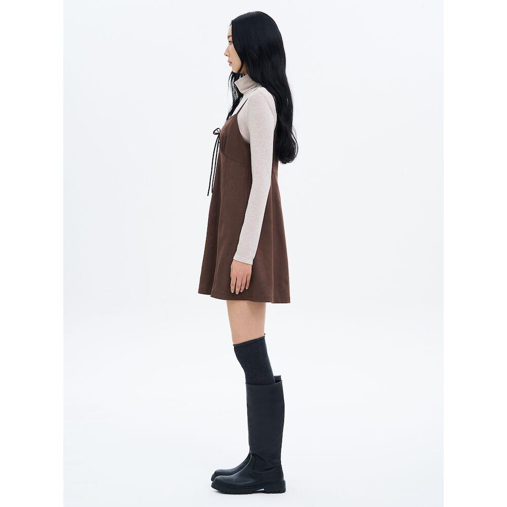 8SECONDS Suede Dress Brown