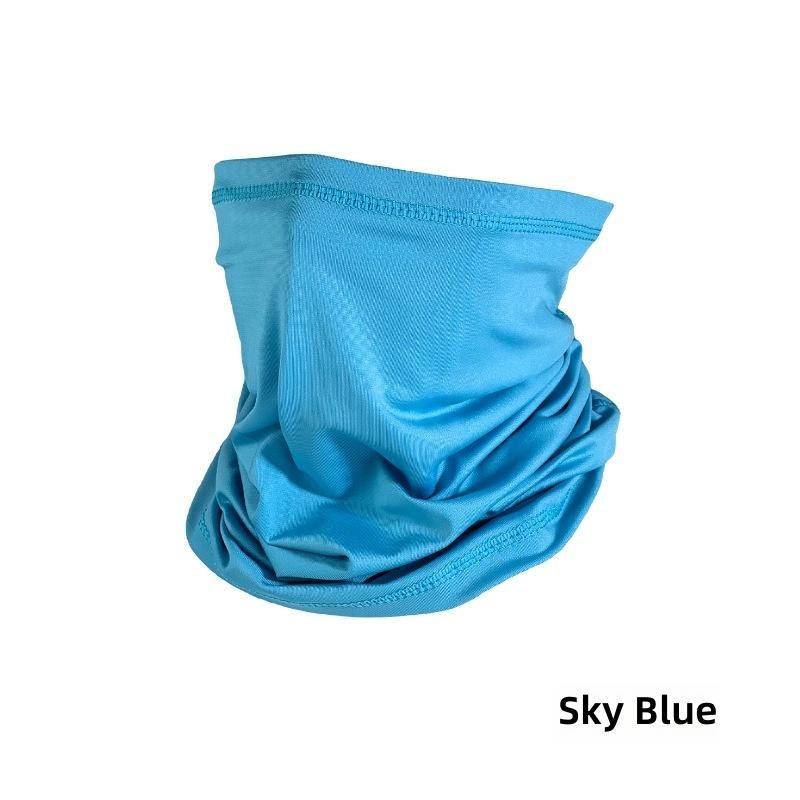 Polyester Ice Silk Cycling Mask Sunscreen Outdoor Sports Scarf & Face Towel for Men Women