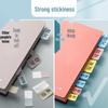 Colorful Small Adhesive Index Sticky Notes - Cute and Fully Sticky Memo Stickers