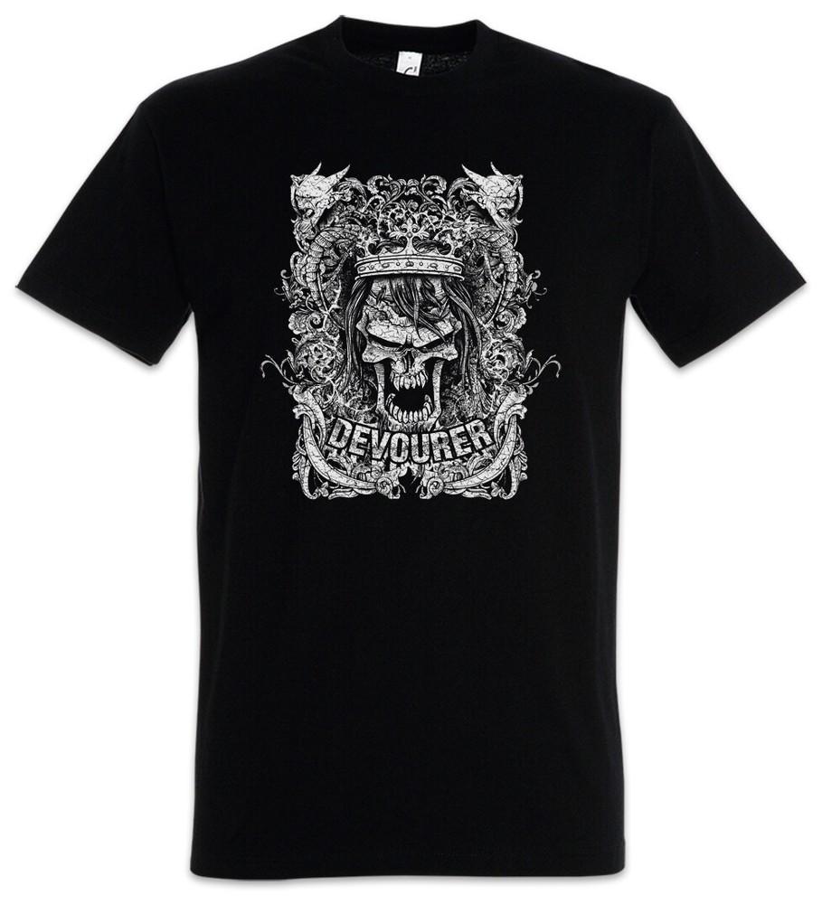 Devourer T-Shirt Zombie Cemetery City of The Dead Graveyard Reaper Skeleton