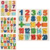 Wooden Montessori Number And Letter Puzzle For Early Childhood Learning And Cognitive Development