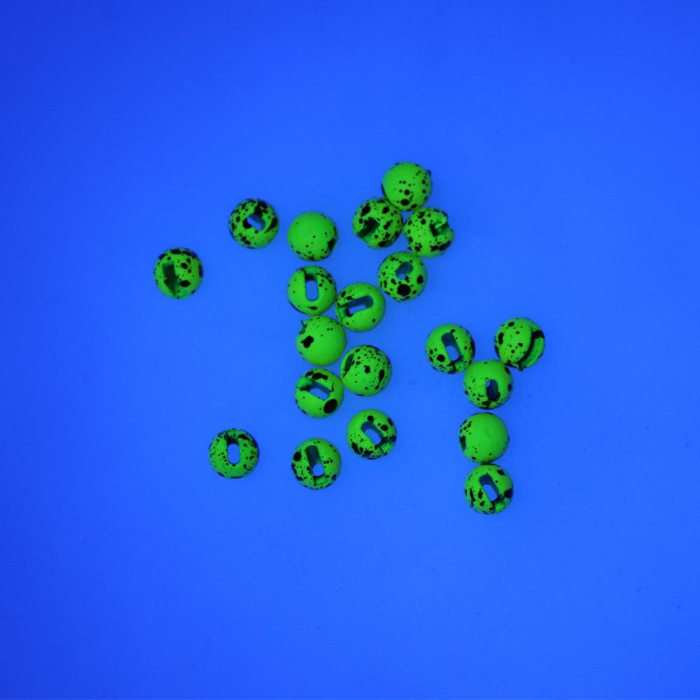 20 buc. Mărgele metalice de tungsten cu fante cu ochi cu puncte pentru pescuitul cu muscă de tungsten pe gheață Jig Cap de mărgele Material pentru legarea muștelor