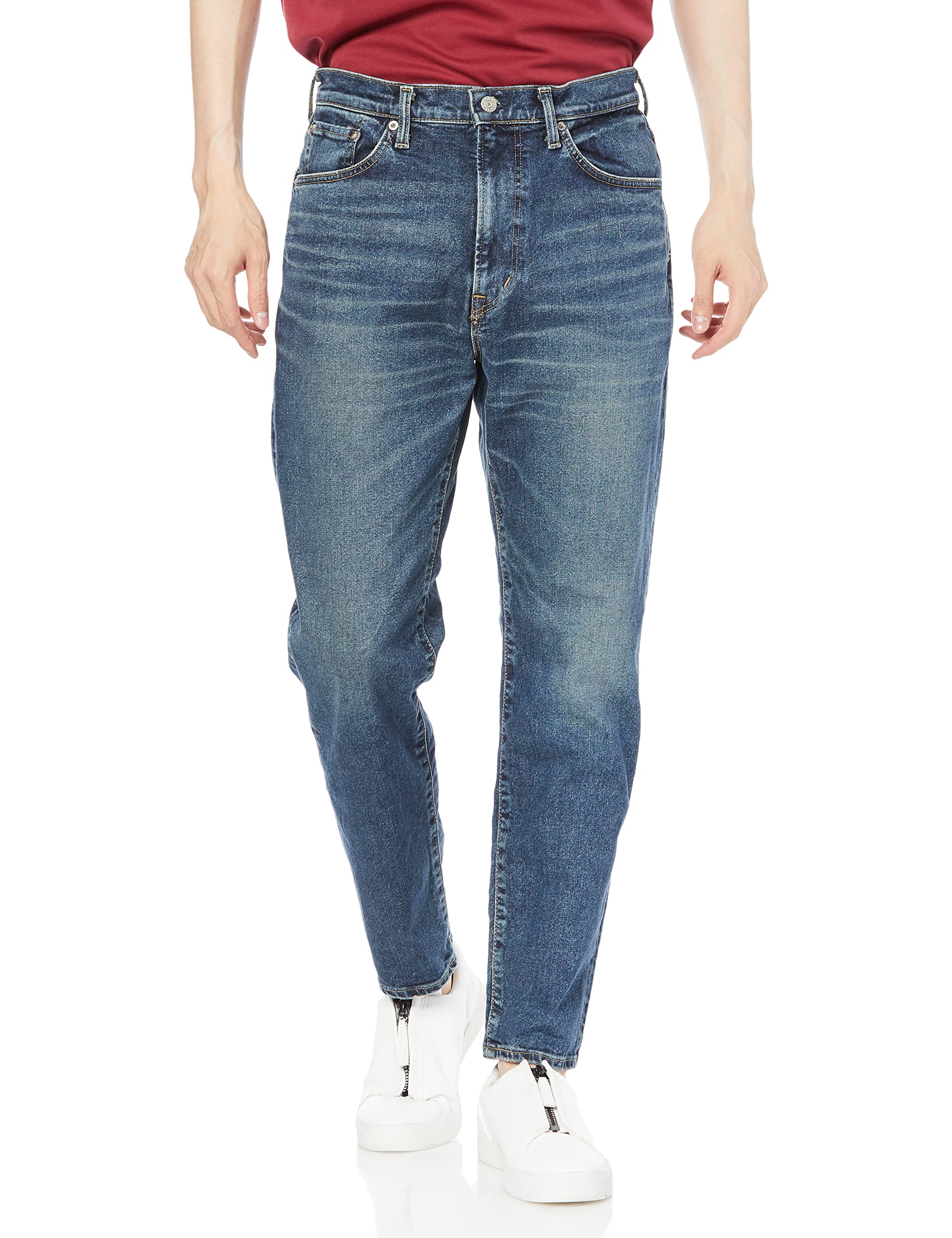 Edwin Monster Regular Tapered Mid Size S Jeans, EM33, Men s, Blue,