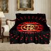 [1pc Rangers FC Blanket] All-Season Blanket - Cozy Blanket for Sofa Couch Home Decoration, Digital Printed Nap Blanket