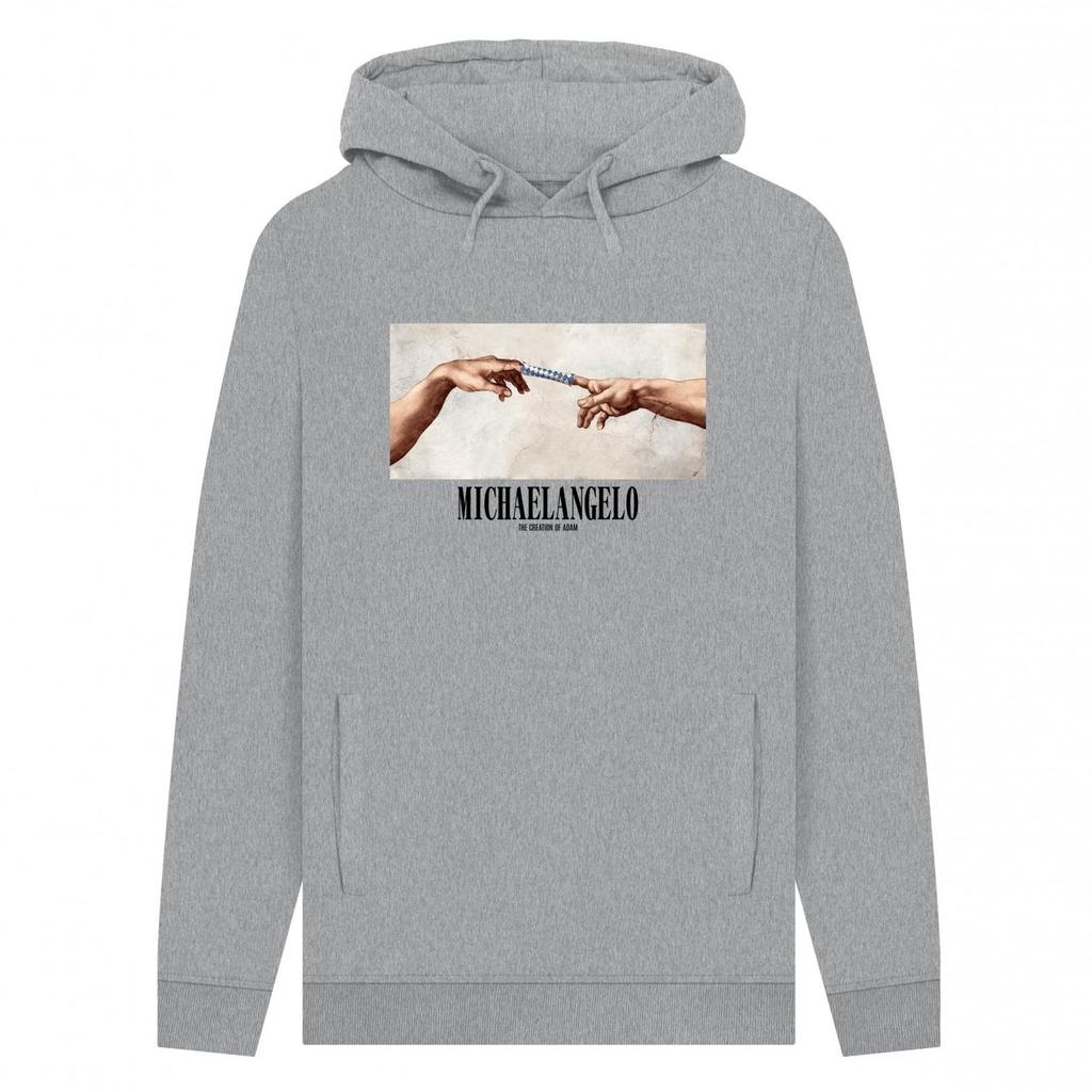 Apoh Unisex Adult Munch SantaÂ´s Coming Michelangelo Hoodie
