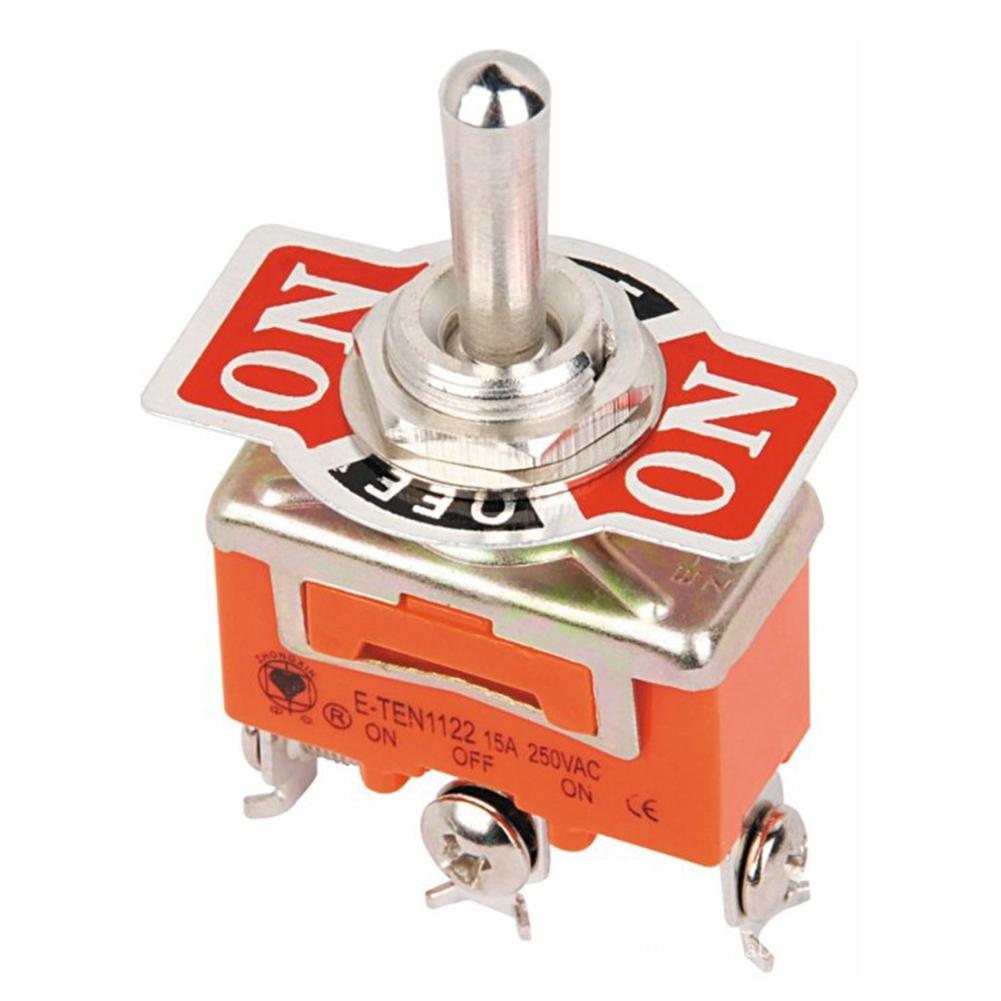 

15A Switch 3 Position Switch Easy Installation Heat-Resistant Housing 3 Position Switch 12mm Screw Hole For Marine China Mainland