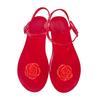 Summer Women's Camellia Fruit Soft Bottom Jelly Sandals