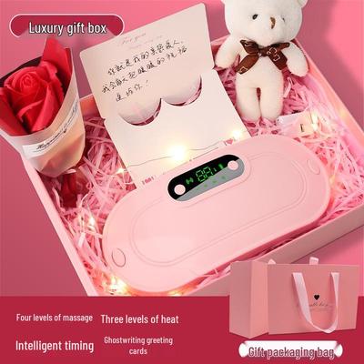Smart Abdominal Warmer: Rapid Heating Waist Belt with Vibration Massage & Hot Compress for Home Use