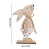 Easter Wooden Rabbit Ornament Cute Standing Bunny for Spring Easter Home Table Decoration Party DIY Crafts Kids Favors Gift 2026