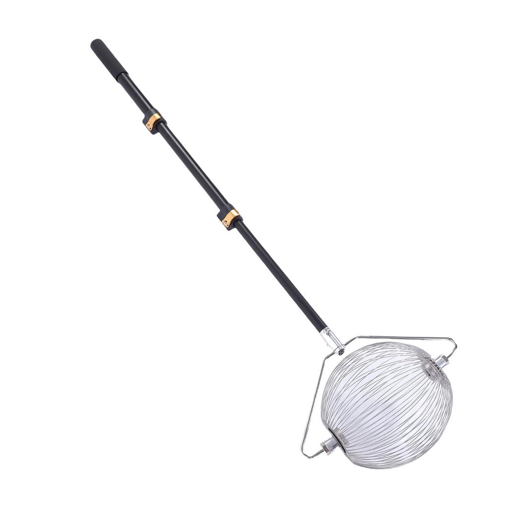   Nut Collector S Size Multi Purpose   Rolling Picker with Telescopic Aluminium Alloy Pole for Tennis  S Chestnuts