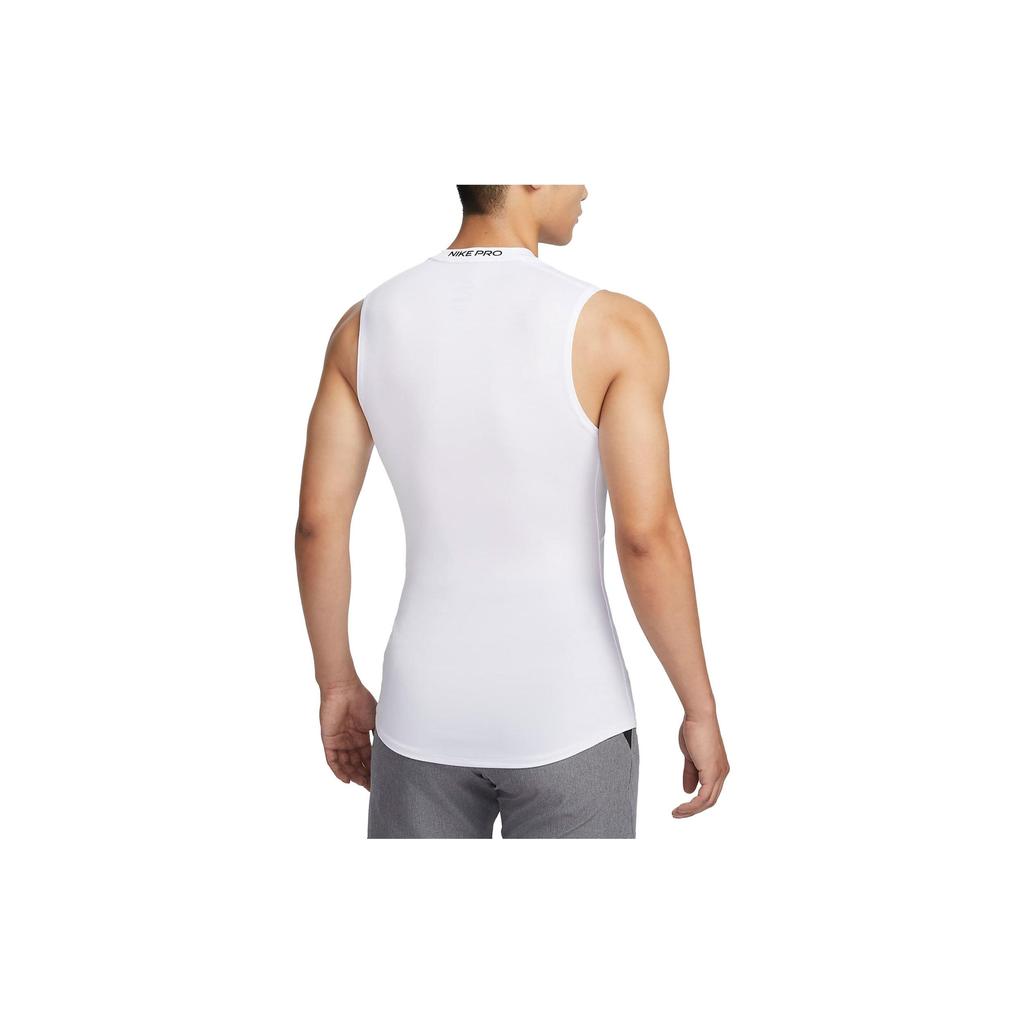 Nike Pro Dri-FIT Solid Quick-Dry Compression Sleeveless Training T-Shirt Men tops White FB7915-100