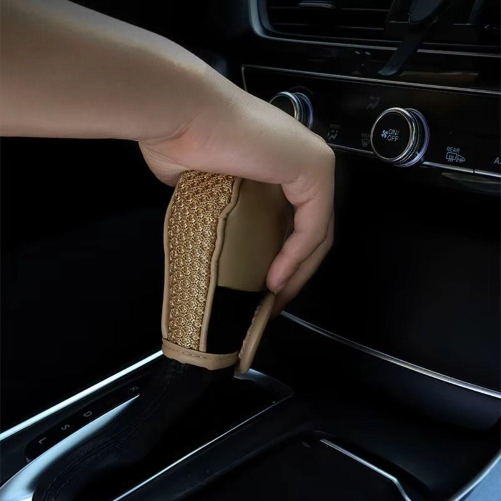 Wear-resistant Universal Car Handbrake Cover Non-slip Handbrake Cover  Car Accessories