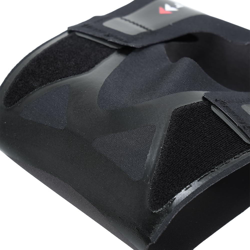 ZAMST FILMISTA KNEE Running Knee Support, Slim Type, Black, Ambidextrous, Size L, 372203