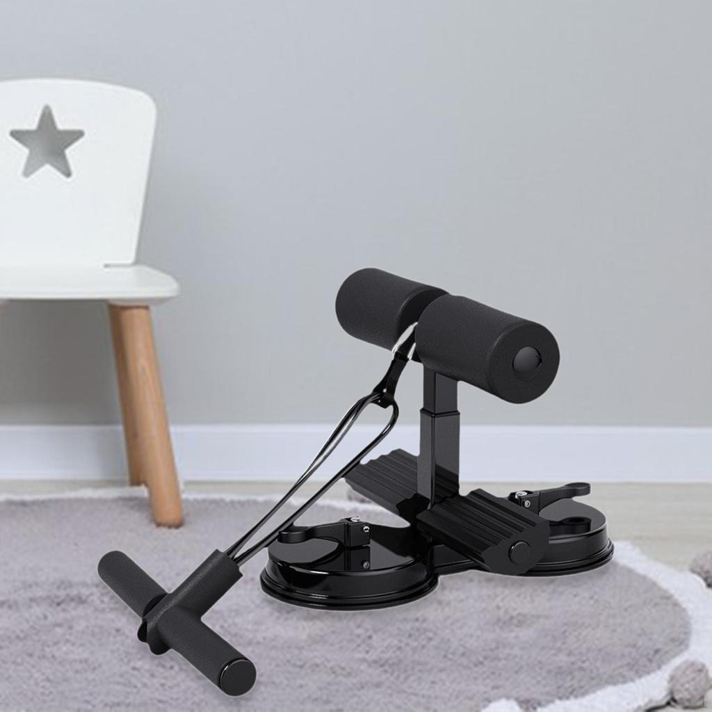 Sit up Bar 3 Adjustable Height Situp Floor Holder Portable Assistance Device Ab Workouts for