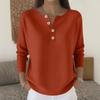 Women's Fashion Long Sleeve Christmas Snowflake Print Top Elegant Casual Top