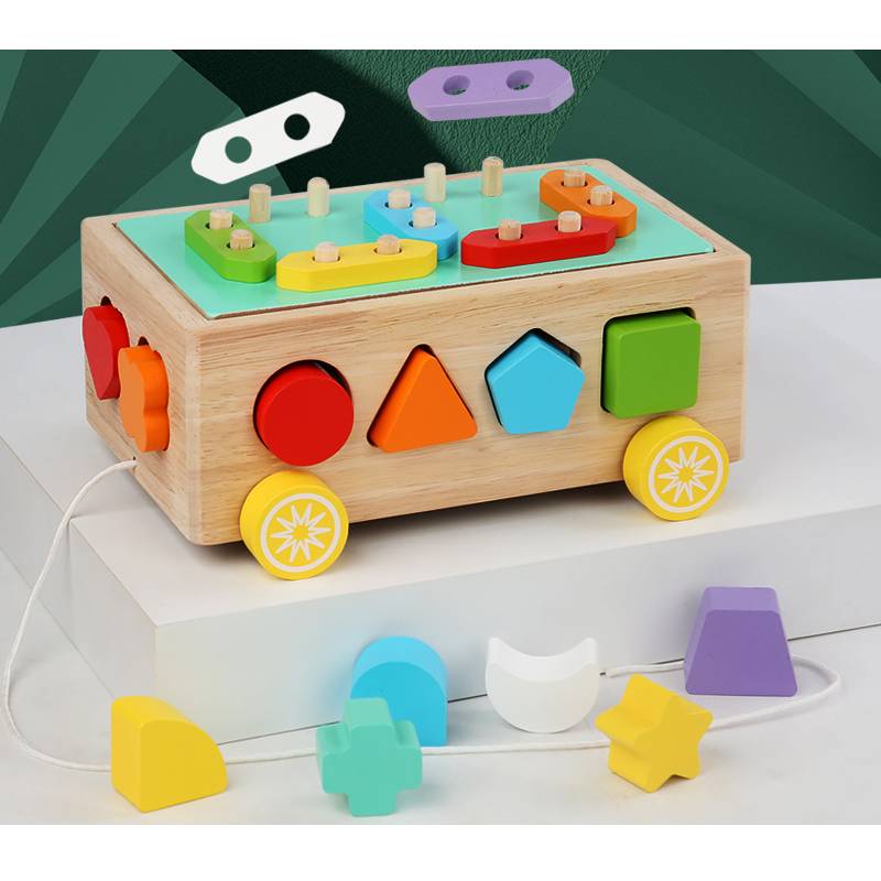 

For Toys Montessori 1 2 3 Year Old Boys Girls Wooden Sorting Staing Toys Kids Number