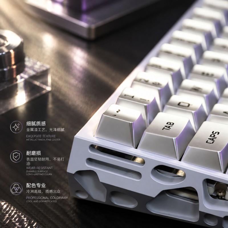 Mechanical Keyboard Keycaps OEM Profile Metal Finish Magnetic Switches Custom Gaming