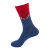 Hundreds Fashion Business Men 100% Cotton Happy Lattice Socks Unisex Boys Combed Hip Hop Street Skateboard Funny High Sox Set