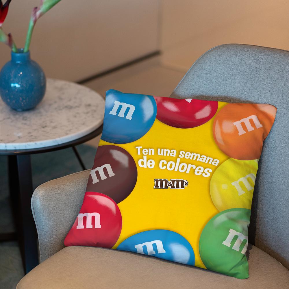 

Модная Подушка-Чехол с Изображением Шоколадных Конфет M&M s 2-в-1 Двусторонняя Плюшевая Наволочка | Автомобиль/Диван/Кровать | Идеальный Подарок 12x12Inch
