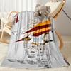 Football Match Progress Blanket Ultra-Soft Suitable for Office Seaside Bedding for All Seasons Modern Style Birthday Christmas Gift Blanket