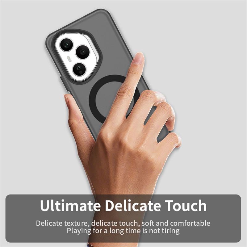 Magnetický kryt pro Honor 400 Pro Global Magsafe Bezdrátové nabíjení Kryt Honor 400 Pro Global Matný TPU Kryt na telefon Honor 400 Pro