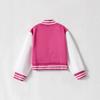 Giacca Cardigan Casual da Bambina con Lettera "M" per Primavera e Autunno, Abbigliamento Sportivo Baseball alla Moda per Bambini