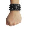 Amerikanisches Strassnietenarmband, Spinne Dekorativ Punk Gothic Personalisierter Schmuck