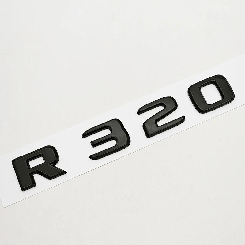 Glossy Black For Mercedes Benz R Class R300L R350L R320 R400 R500 Trunk Letter Emblem Badge Logo Car Styling Sticker Accessories