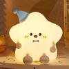 Soft Silicone Sleeping Lamp Colorful Light Bedside Light Cute Touch Table Lamp  Kids Room