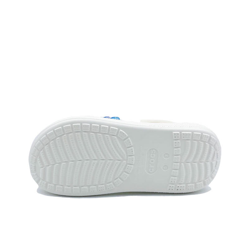 Crocs Baya Platform Clog Butterfly Love Flower Dream Girl's School Style Beach EVA Hole Shoes Unisex White Blue