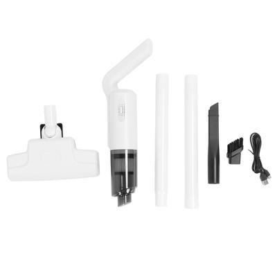 Handstaubsauger 120W 9000Pa Leistungsstark Wiederaufladbar Tragbar Mini Akku-Staubsauger für Auto Büro Bett Sofa Weiß