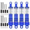 4PcsCelsiusSet Shock Absorbers Aluminum Alloy Spring Damper Accessory for MN 1Celsius12 D90 RC Car