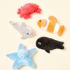 Cute Ocean Series Plush Cat Toy, Containing Sound Paper For Interactive Play With Cats