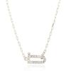 UNI.J [In521]Shiny Signature Silver Necklace